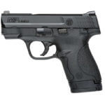 SMITH & WESSON SHIELD 9MM 3.1" BLK 7&8RD W/THUMB SAFETY